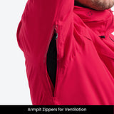 Insulated Hardshell Jacket Chili Red | Women