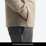 All weather Mid-layer Jack Beige | Heren