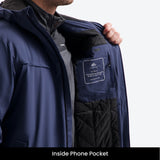 Insulated Hard Shell Jacket Dark Blue | Men