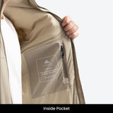 All weather Mid-layer Jack Beige | Heren