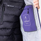 Mountain Hardshell Jacket Purple | Mens