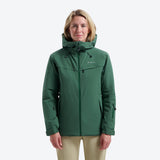Insulated Hardshell Jacket Dark Green | Women