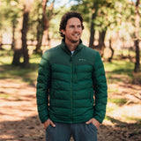 Gerecycled Mid-layer Jack Donkergroen | Heren