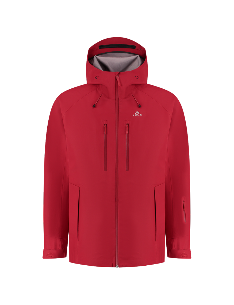 Mountain Hardshell Jacket 7M Red | Men – Cortazu Mountain Hardshell Jacket 7M Red | Men – Cortazu