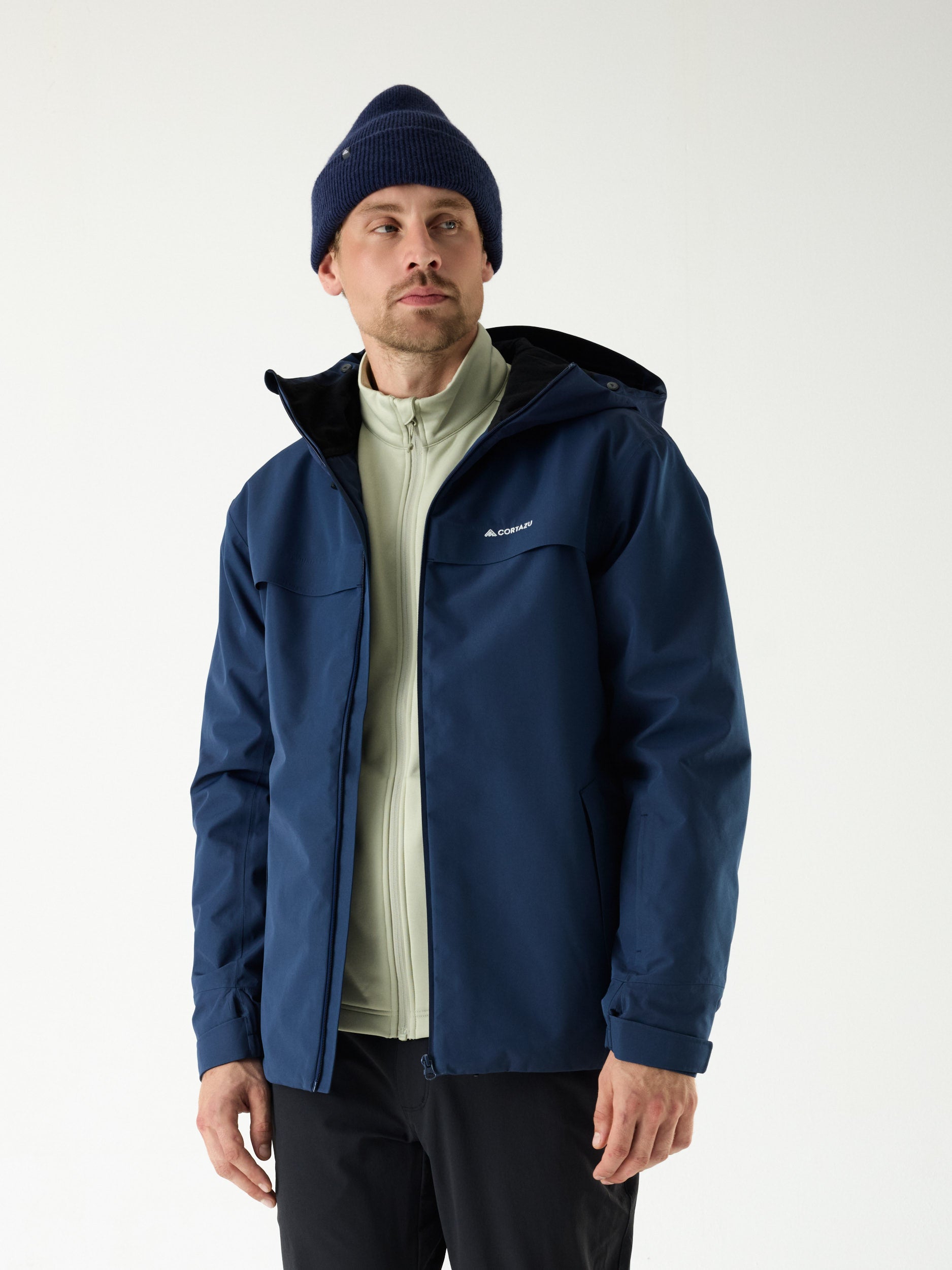 Video laden: Delta INS Hardshell Jas 10M Donkerblauw | Heren