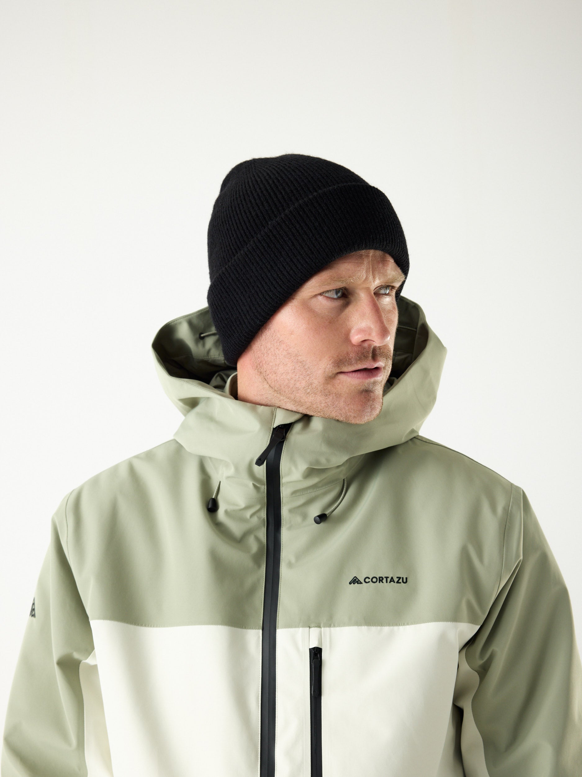 Load video: Nunatak INS Ski Jacket 10M Olive-Kitt-Black | Men