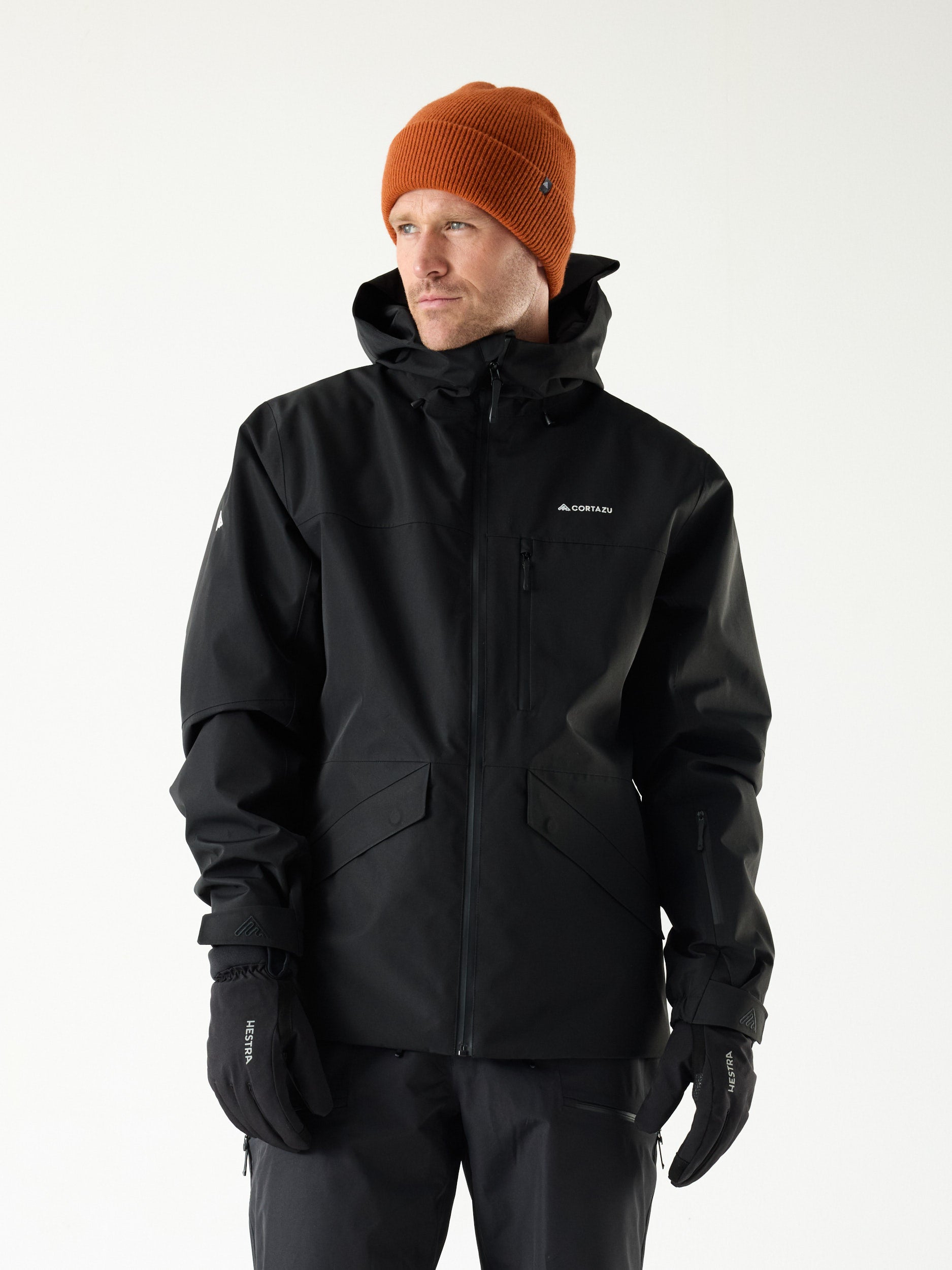 Load video: Nunatak INS Ski Jacket 10M Black | Men