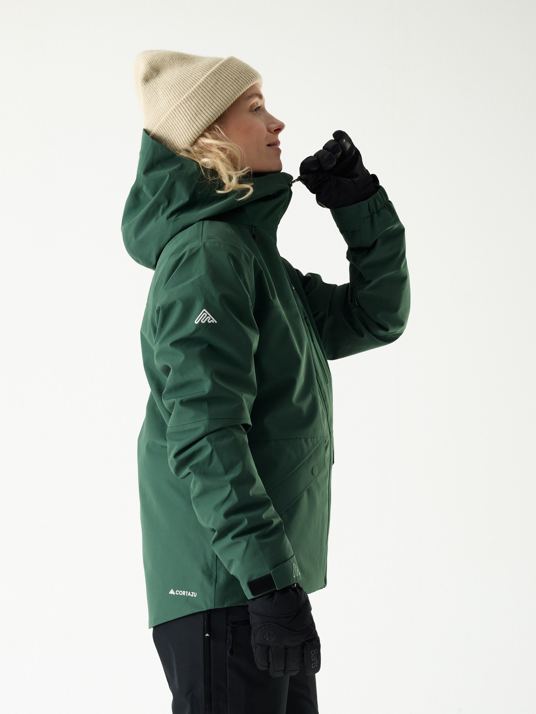 Video laden: Nunatak INS Ski-jack 10M Donkergroen | Dames