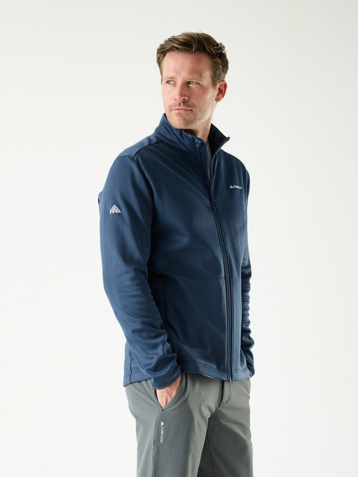 Video laden: AR Fleece 9M Donkerblauw | Heren