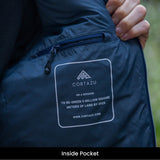 Gerecycled Mid-layer Jack Donkergroen | Heren