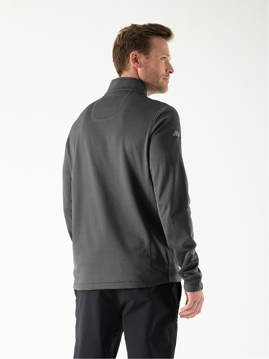 AR Lichtgewicht Fleece Half-Zip Donkergrijs | Heren