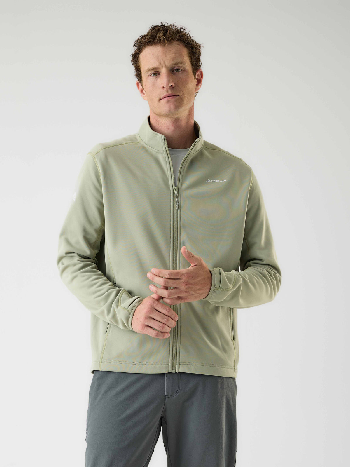 AR Fleece Olijf | Heren
