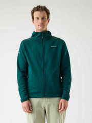 AR Fleece Hooded Forest Green | Heren