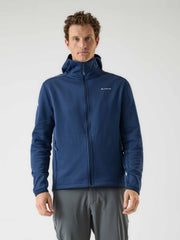 AR Fleece Hooded Donkerblauw | Heren