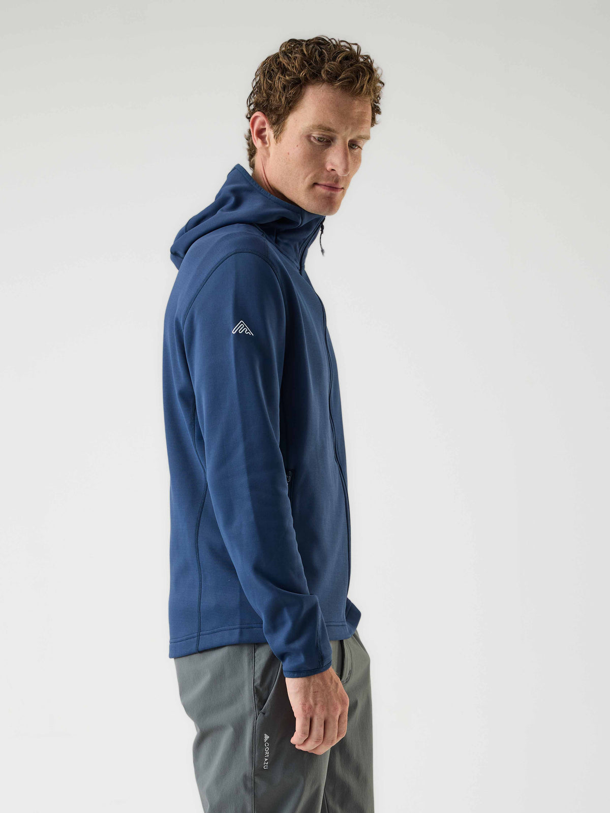 AR Fleece Hooded Donkerblauw | Heren