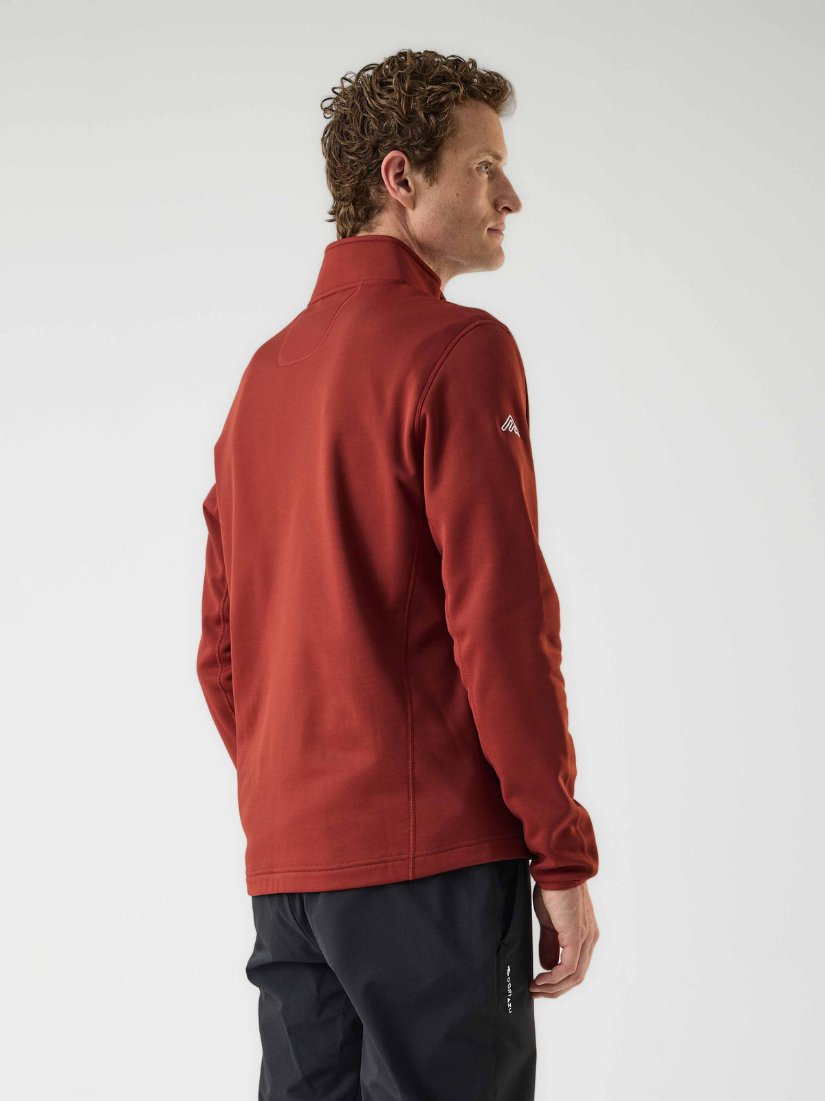 AR Fleece Half-Zip Roestbruin | Heren