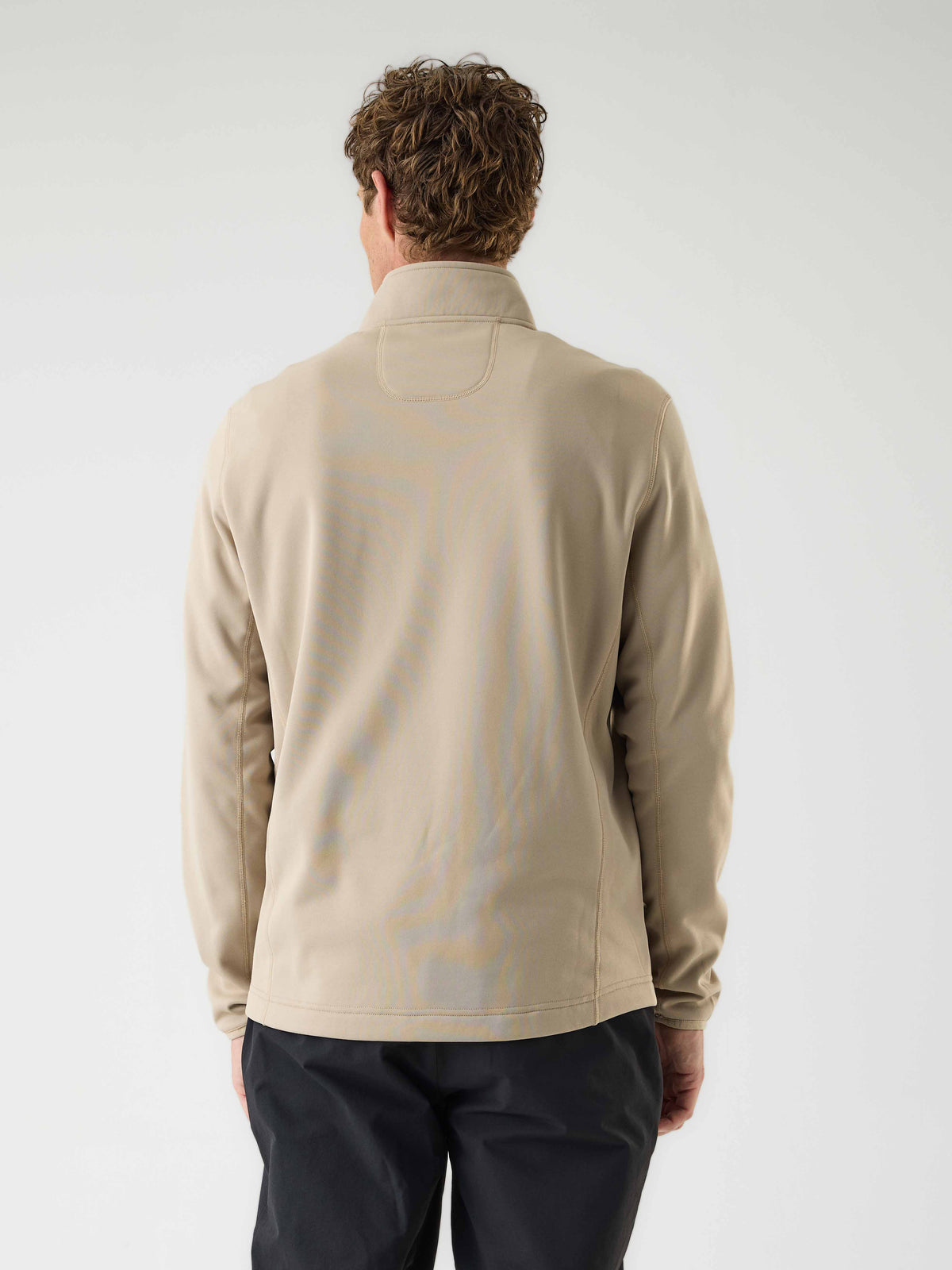AR Fleece Half-Zip Beige | Heren