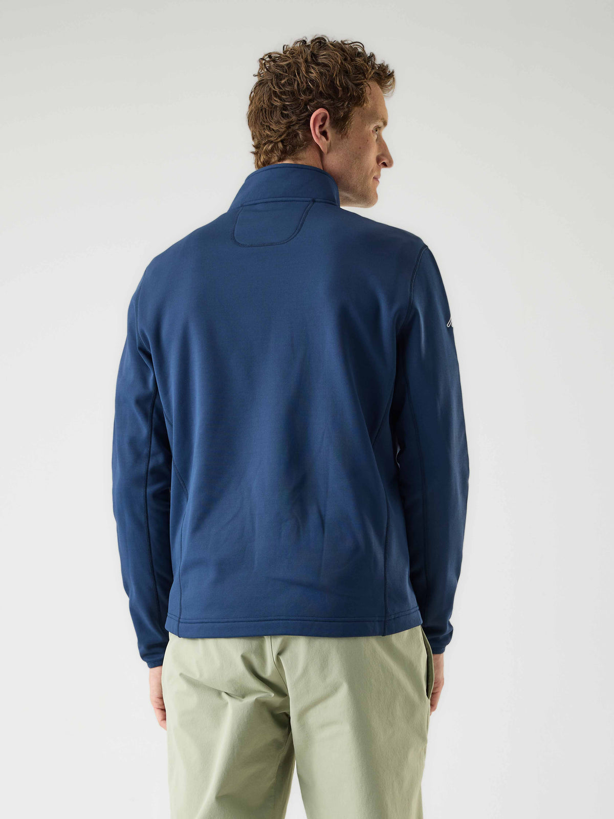 AR Fleece Half-Zip Donkerblauw | Heren