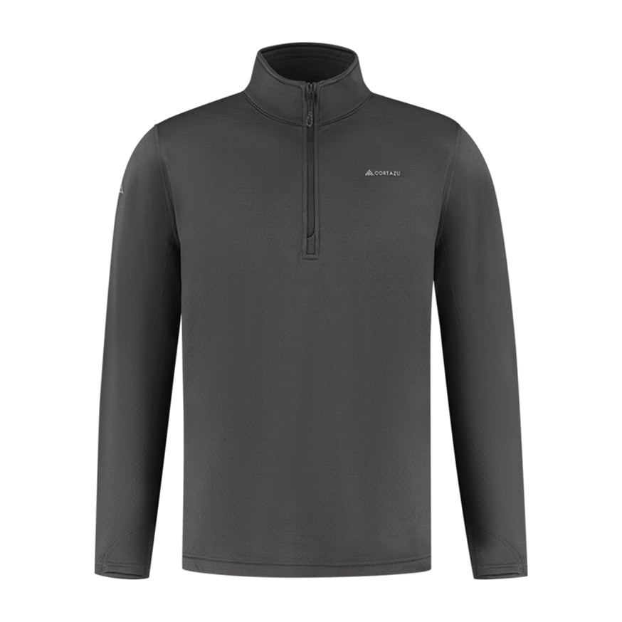 AR Lichtgewicht Fleece Half-Zip Donkergrijs | Heren