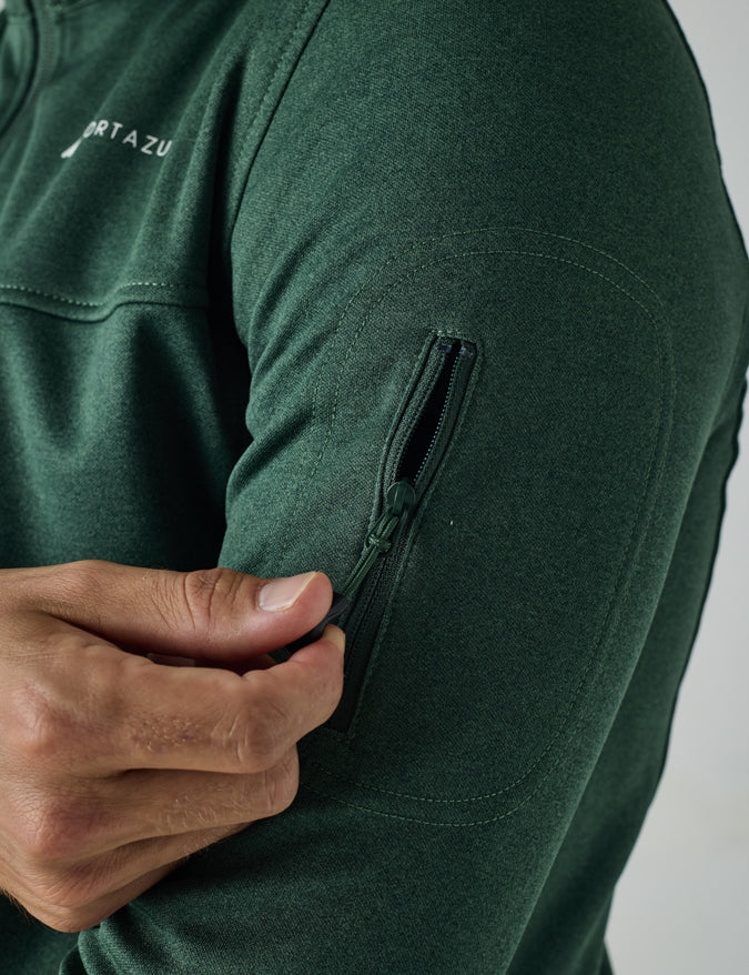 AR Fleece Dark Green | Men