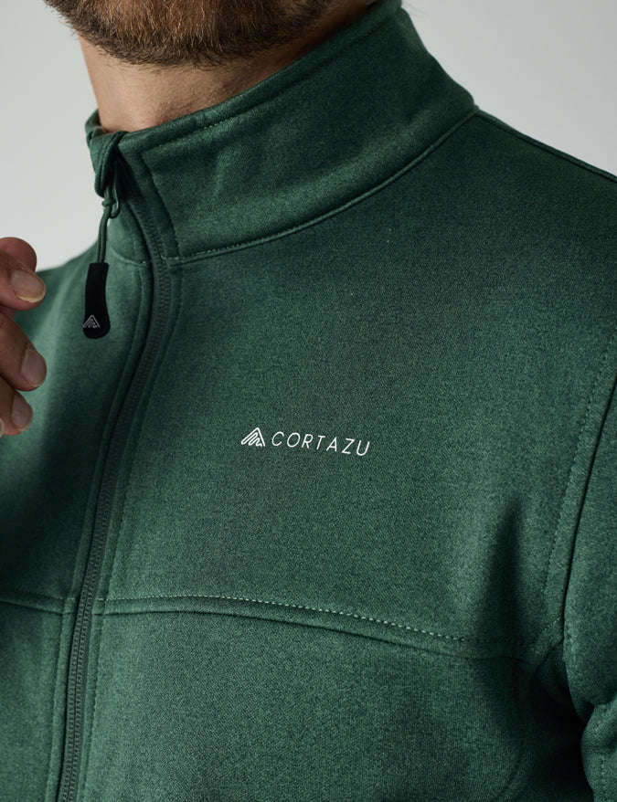 AR Fleece Dark Green | Men