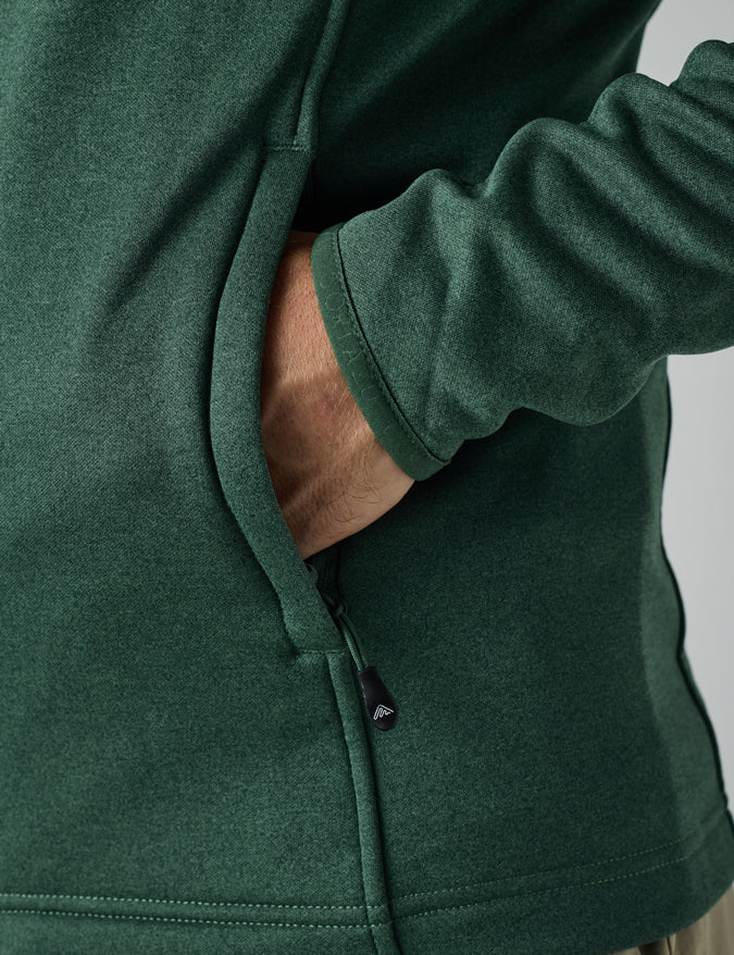 AR Fleece Dark Green | Men