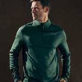 AR Lightweight Fleece Half-Zip 10M Dark Green | Men