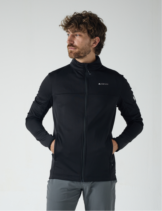 AR Fleece Zwart | Heren