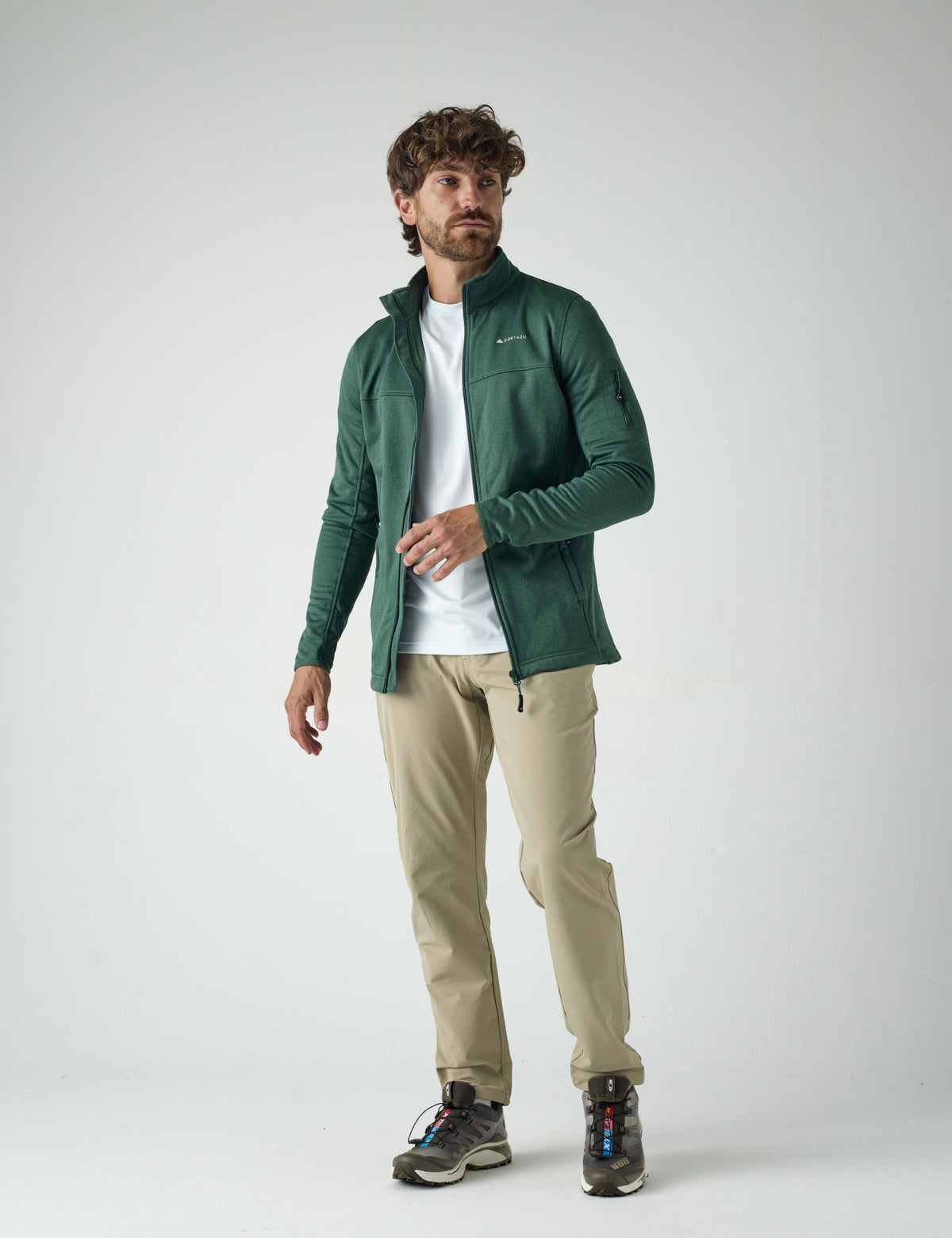 AR Fleece Dark Green | Men