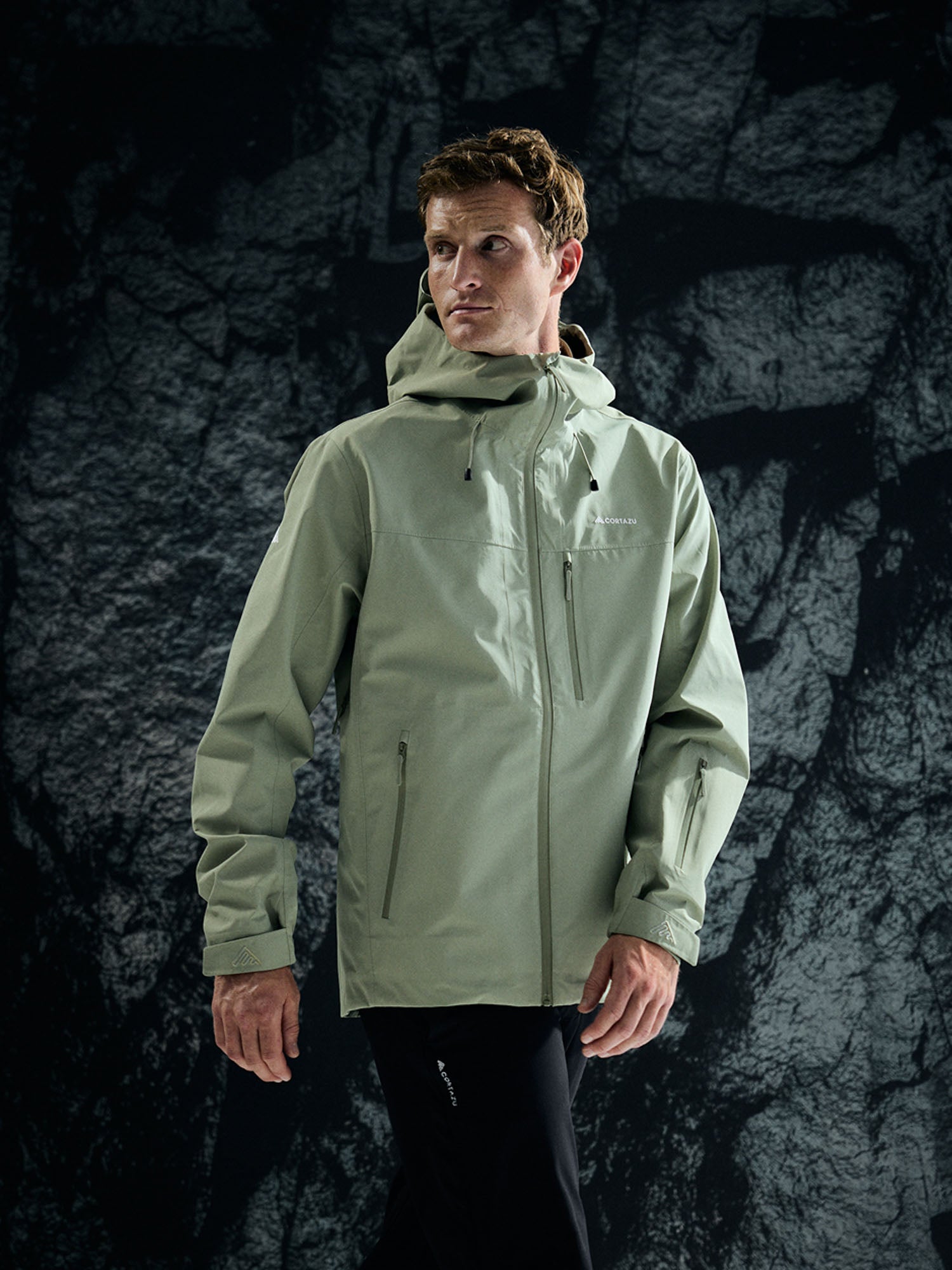 AW Hardshell Jacket 10M Olijfgroen | Heren