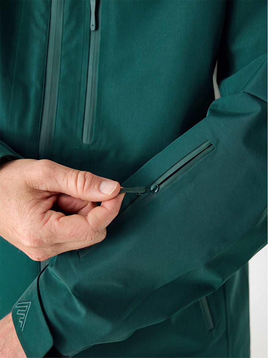 Alpine Shell Jacket Forest Green | Men