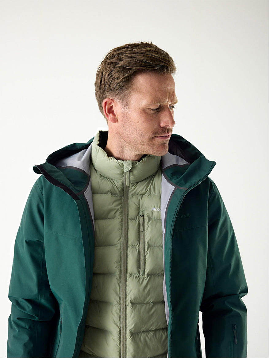 Alpine Shell Jacket Forest Green | Men