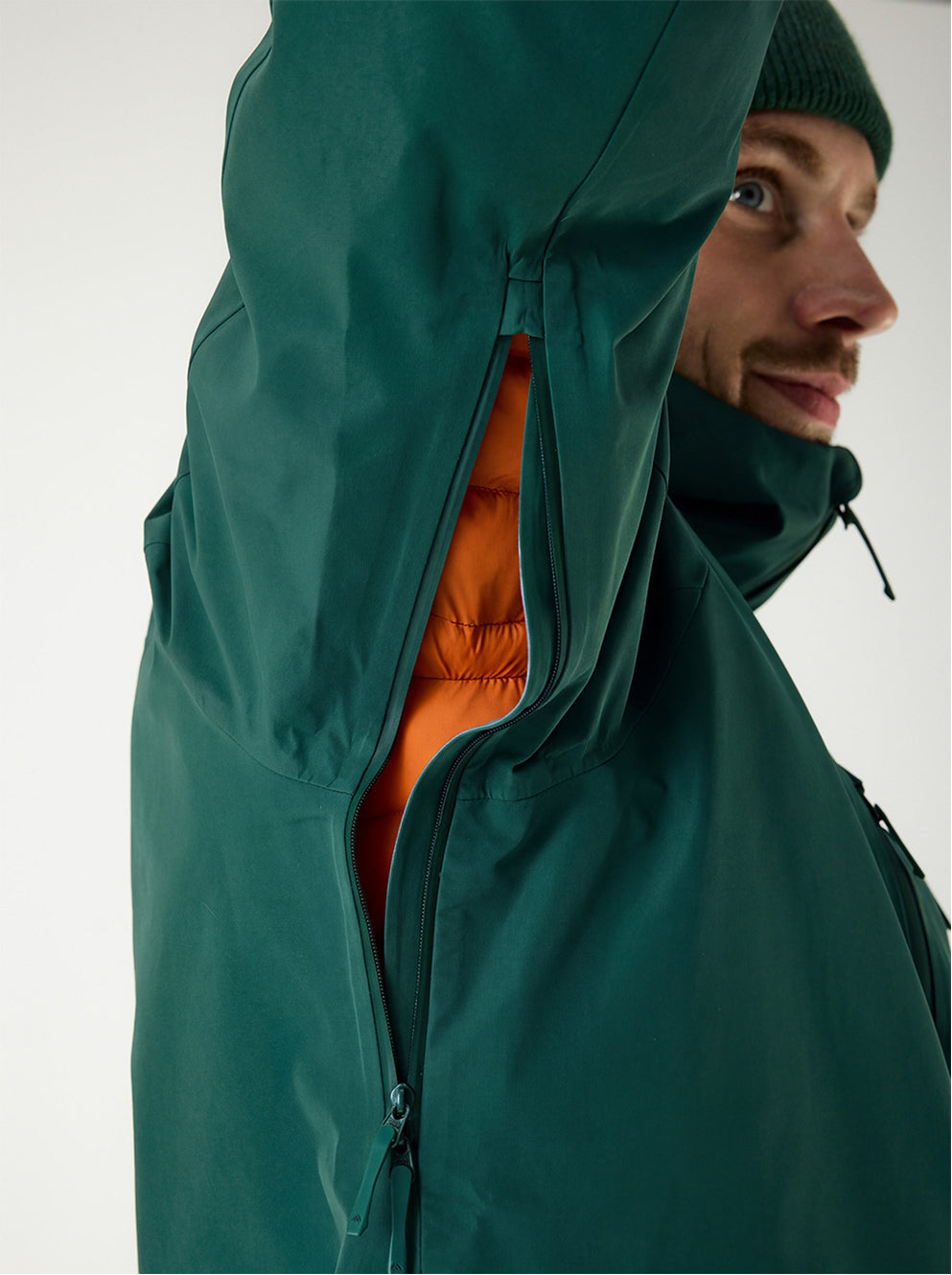 Alpine Shell Jacket Forest Green | Men