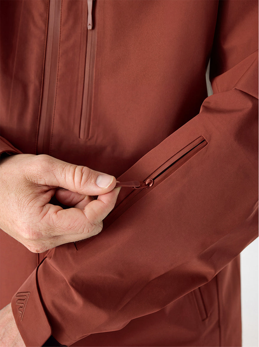 Alpine Shell Jacket Russet Red | Men