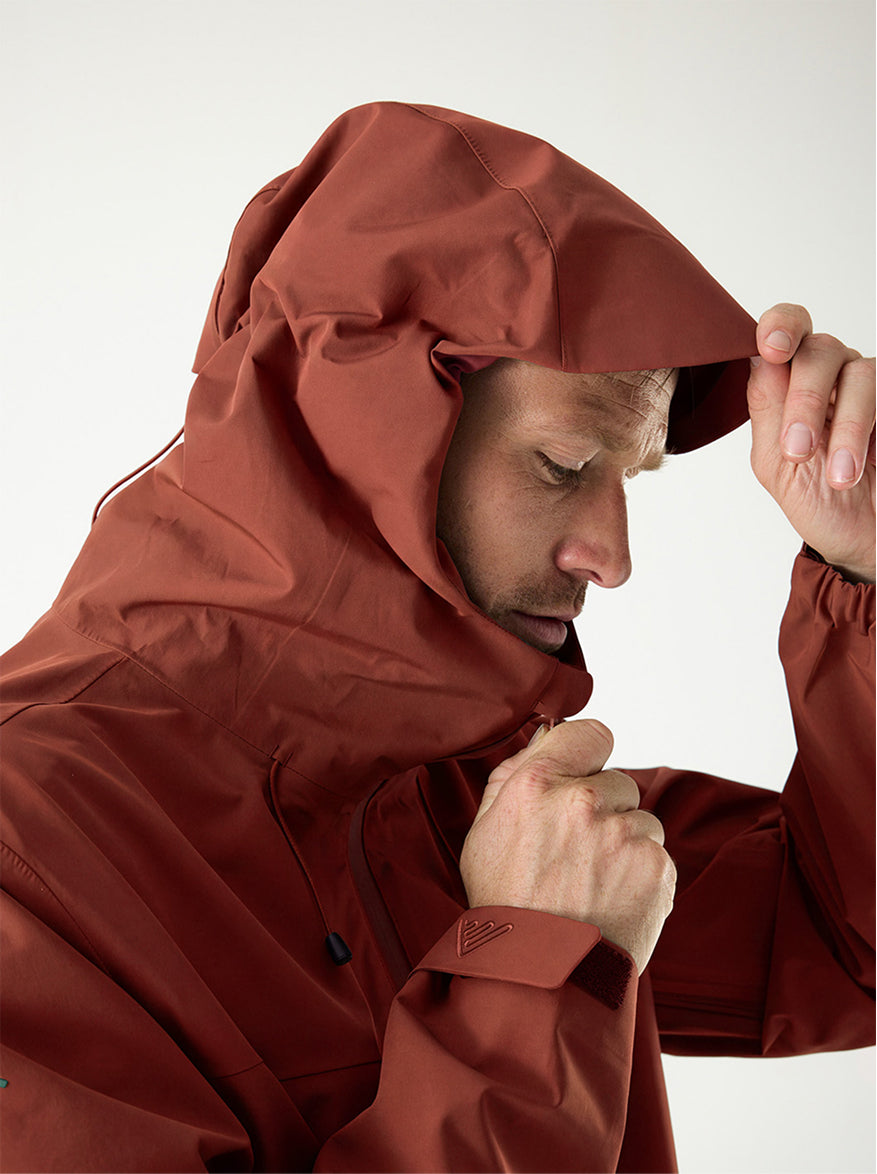 Alpine Shell Jacket Russet Red | Men