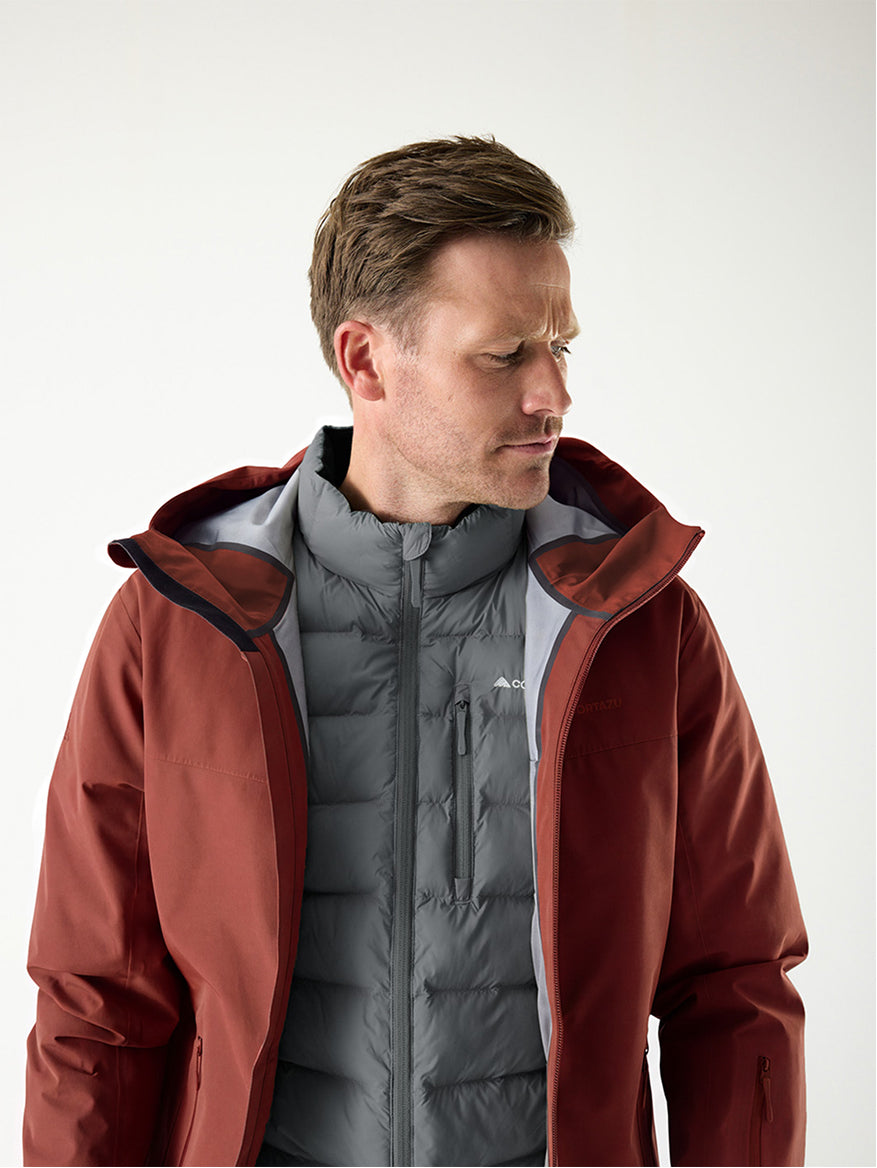 Alpine Shell Jacket Russet Red | Men