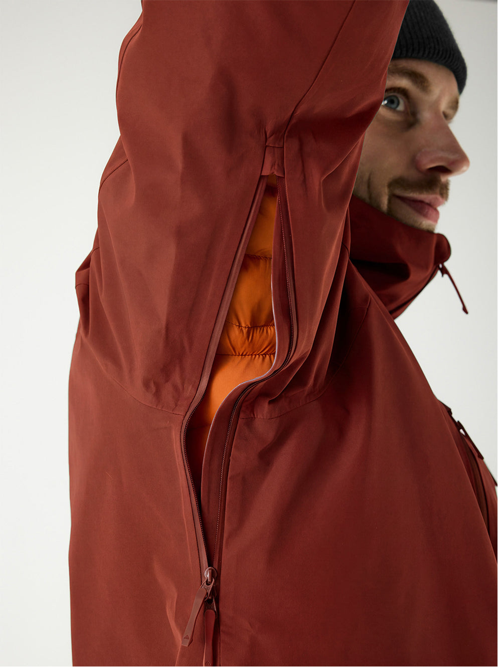 Alpine Shell Jacket Russet Red | Men