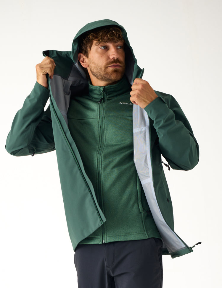 AR Hardshell Jacket Dark Green | Men – Cortazu