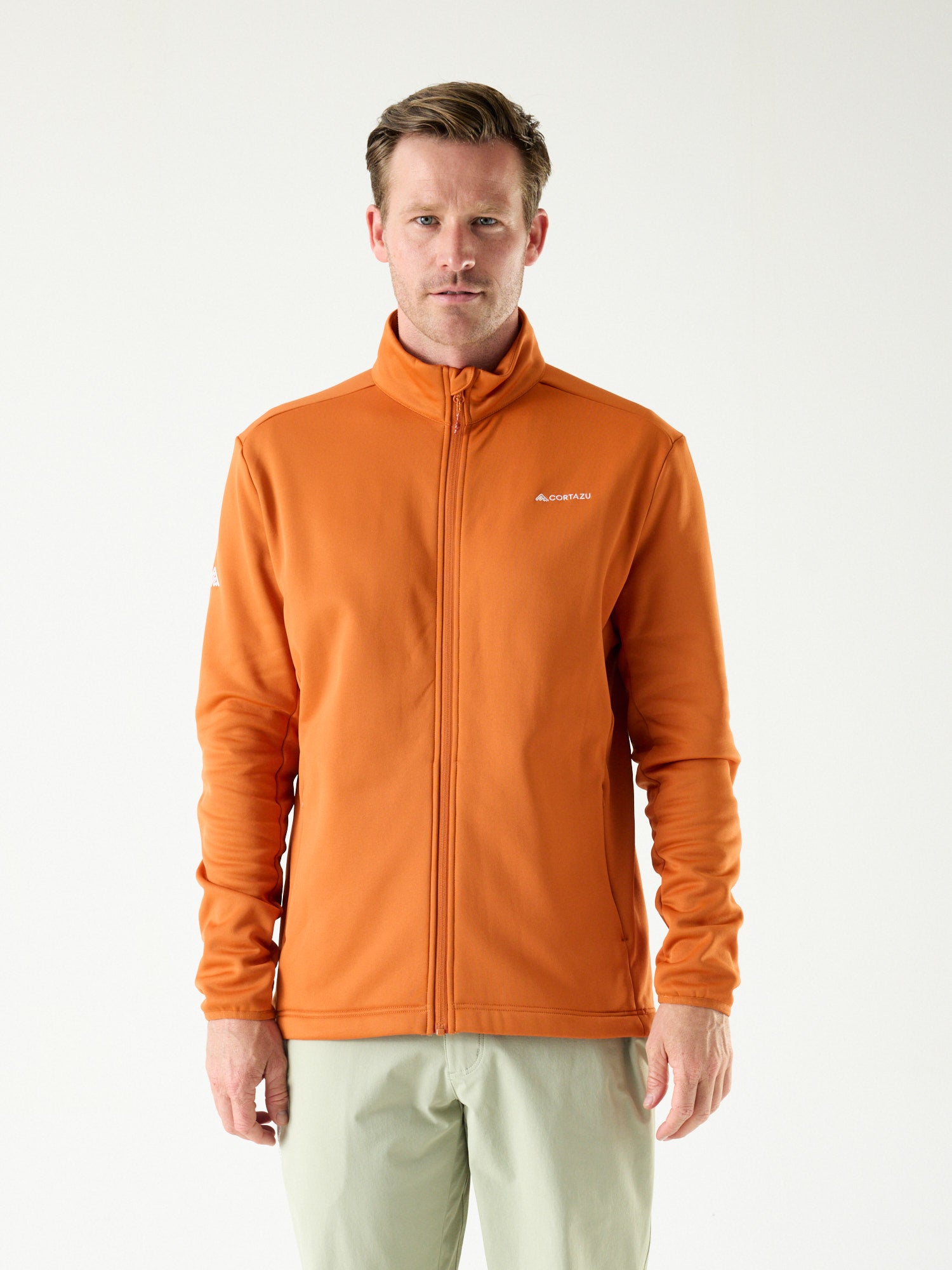 AR Fleece 9M Verbrand Oranje | Heren