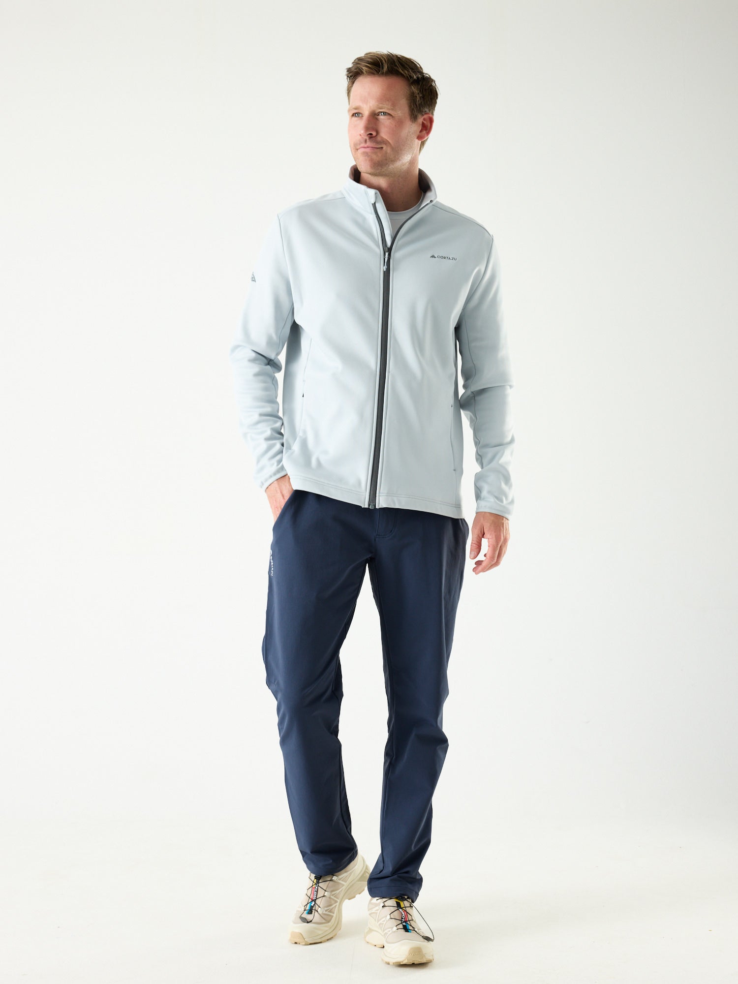AR Fleece 9M Gletsjerblauw | Heren