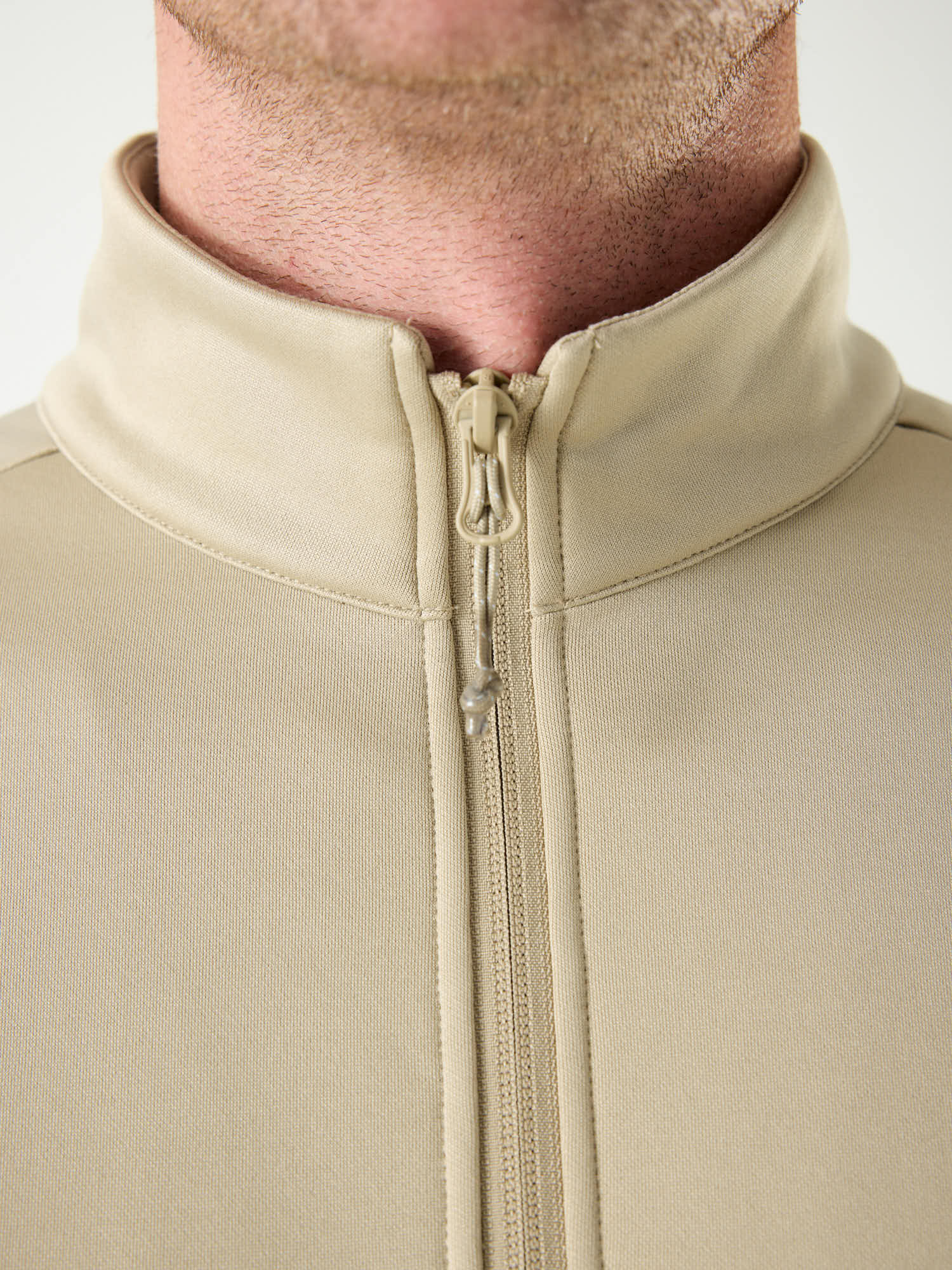 AR Fleece Half-Zip 10M Beige | Heren