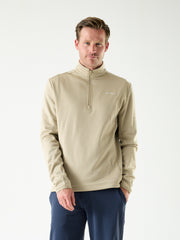 AR Fleece Half-Zip 10M Beige | Heren