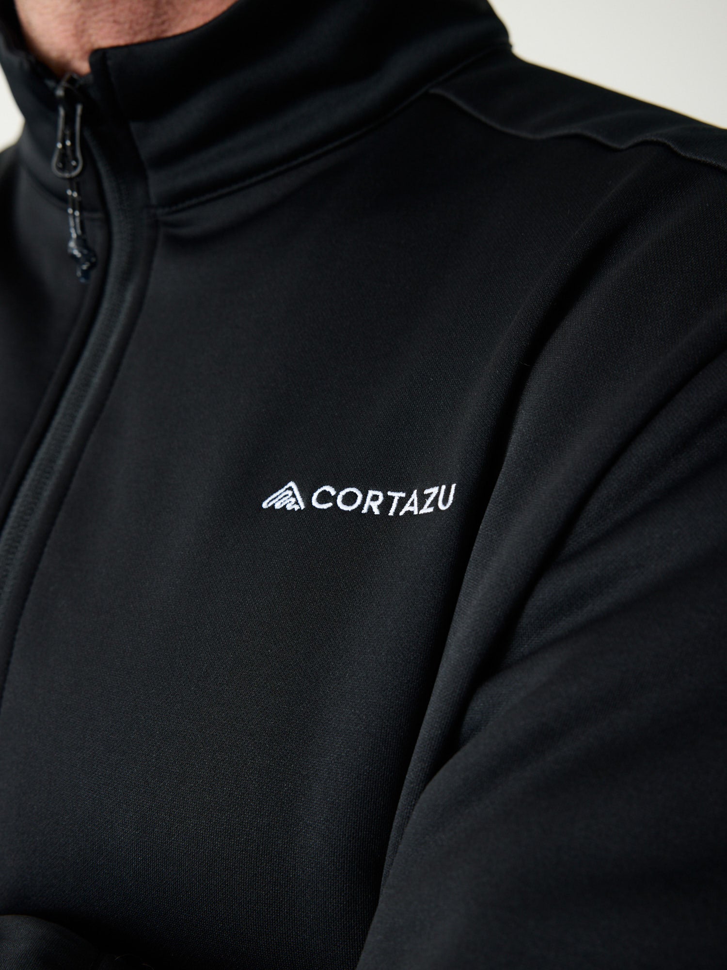 AR Fleece Half-Zip 10M Zwart | Heren 