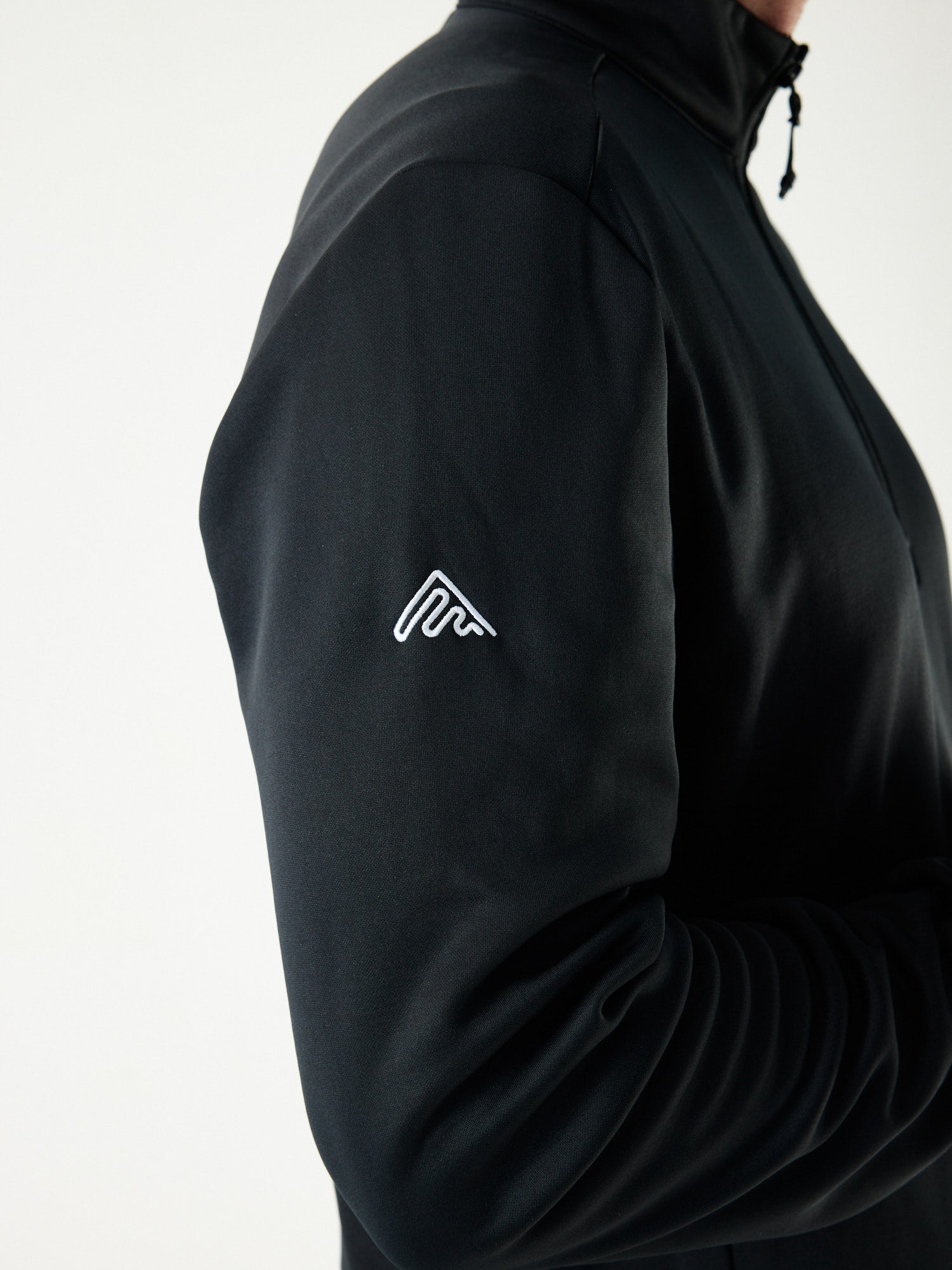 AR Fleece Half-Zip 10M Zwart | Heren 