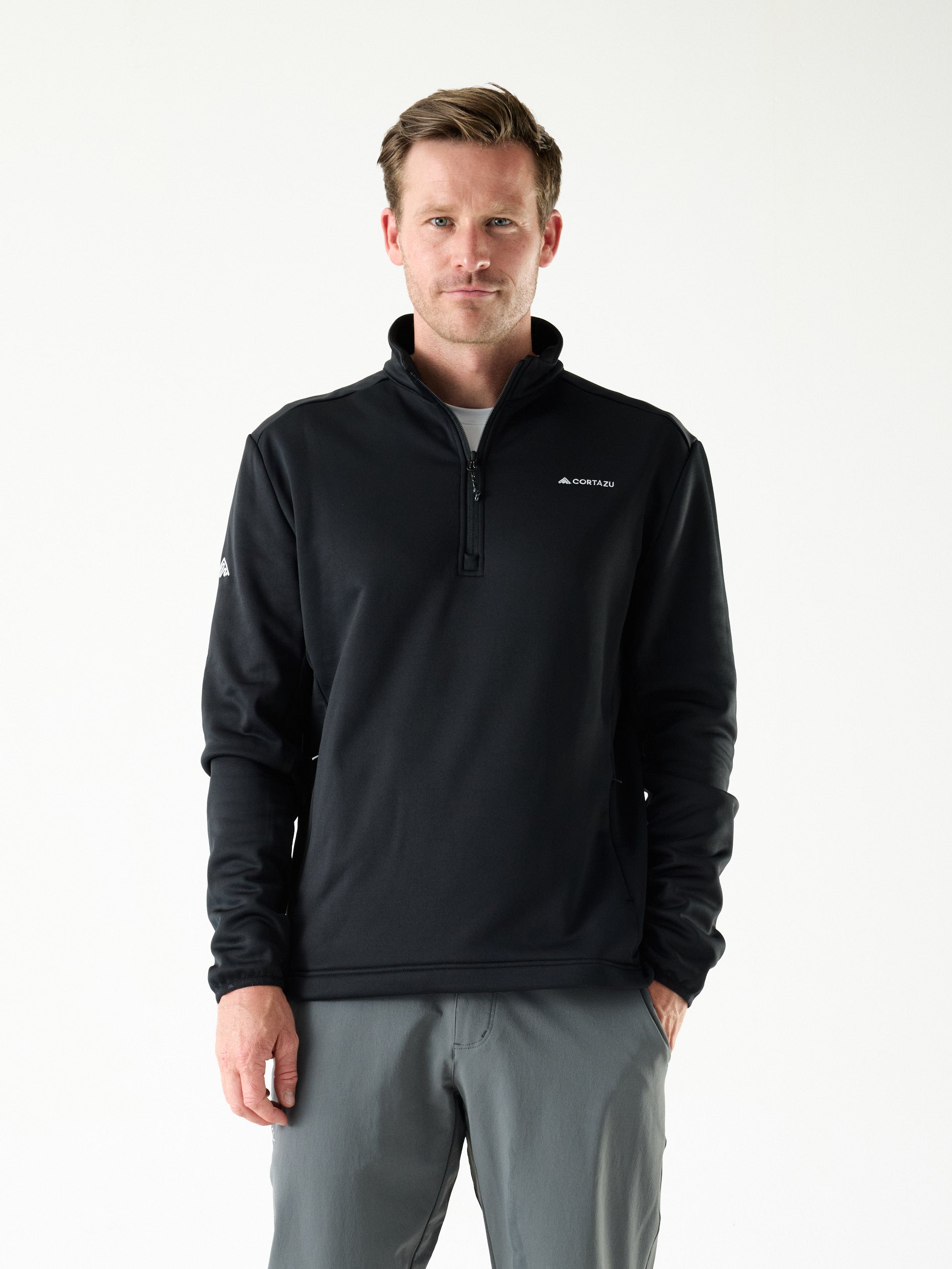 AR Fleece Half-Zip 10M Black | Men