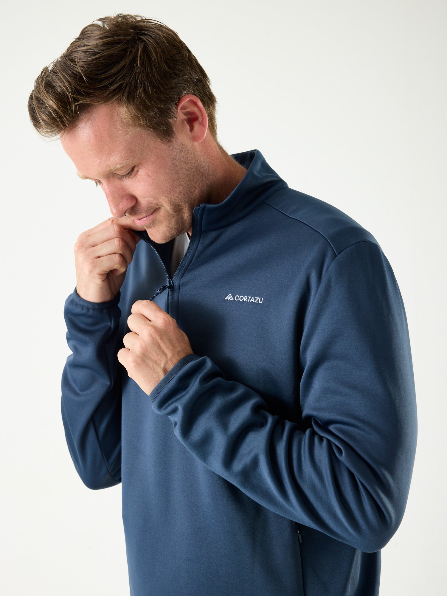 AR Fleece Half-Zip 10M Donkerblauw | Heren