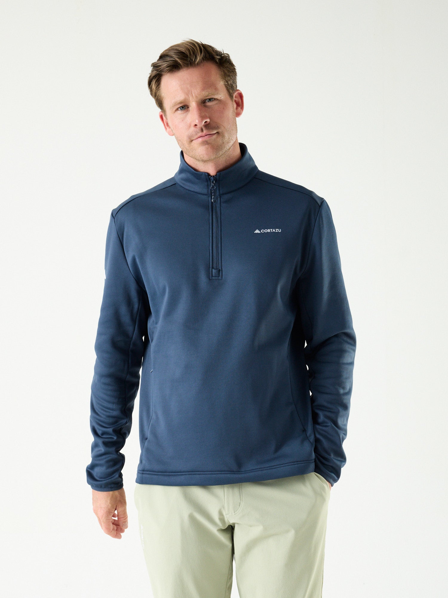 AR Fleece Half-Zip 10M Dark Blue | Men