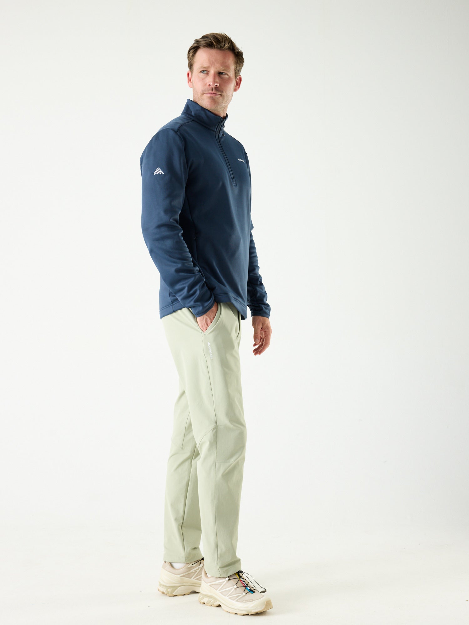 AR Fleece Half-Zip 10M Donkerblauw | Heren