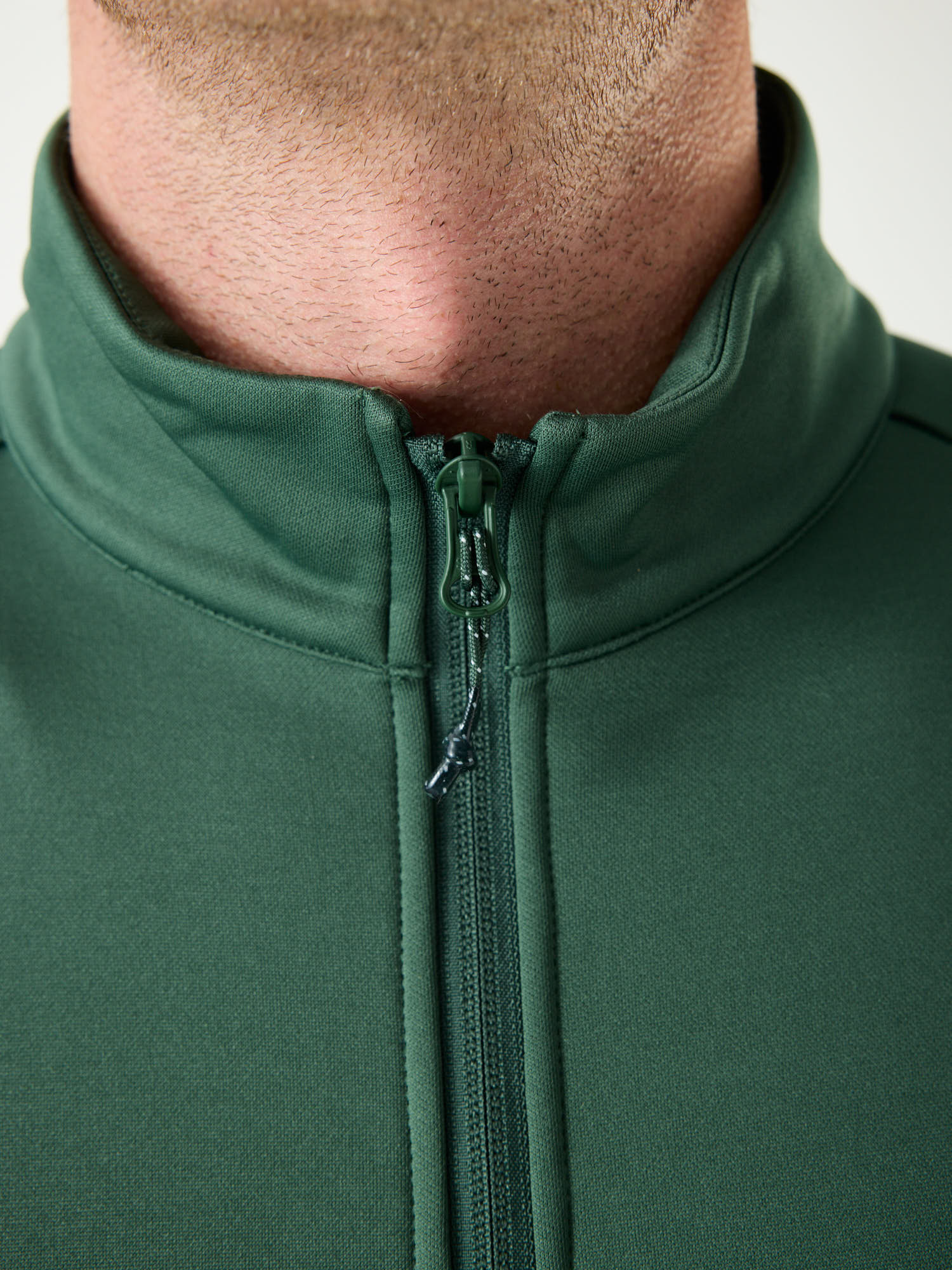 AR Fleece Half-Zip 10M Donkergroen | Heren