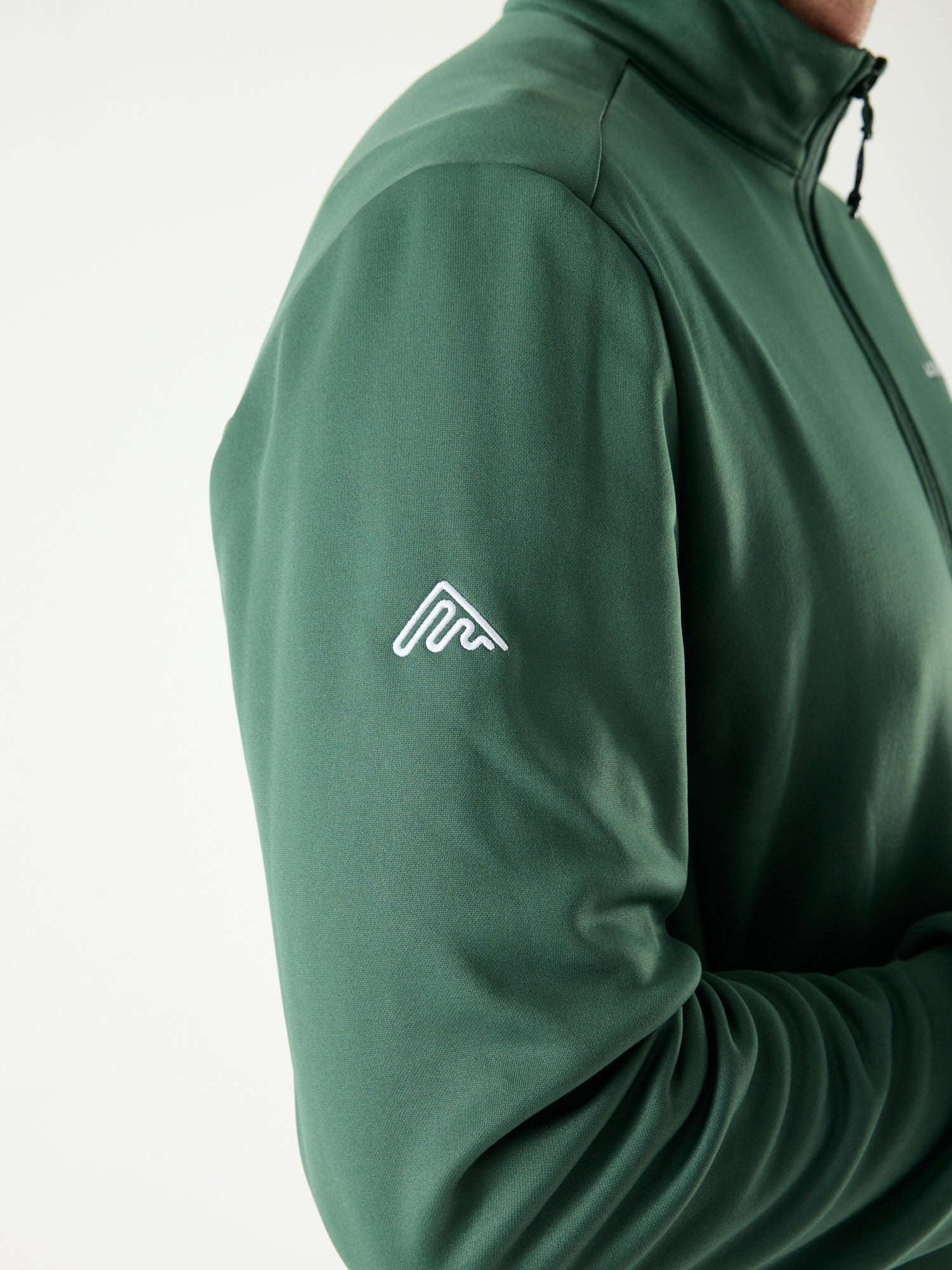 AR Fleece Half-Zip 10M Donkergroen | Heren